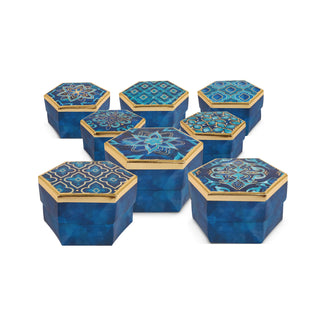 Spacco Tasting Box Royal Blue 6.5x6.5x4. - 20 pieces