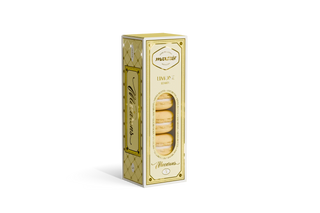 Pasticceria Maxtris - 5 Macaron Gusto Limone Giallo, Senza Glutine - 70g
