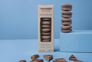 5 Macarons Maxtris saveur chocolat