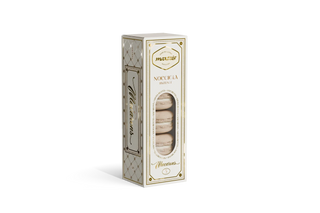 Pasticceria Maxtris - 5 Macaron Gusto Nocciola Avorio Senza Glutine - 70g