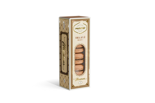Pasticceria Maxtris - 5 Macaron Gusto Tiramisù Avorio Senza Glutine - 70g