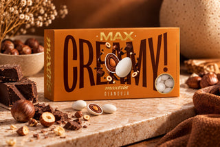 Confetti Maxtris - Ciocomandorla Max Creamy Gianduja Bianco - 1kg