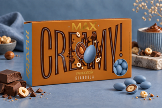 Confetti Maxtris - Ciocomandorla Max Creamy Gianduja Carta da Zucchero - 1kg