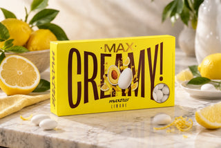 Confetti Maxtris - Ciocomandorla Max Creamy Limone Bianchi - 1kg