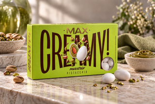 Confetti Maxtris - Ciocomandorla Max Creamy Pistacchio Bianchi - 1kg