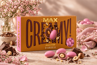 Confetti Maxtris - Ciocomandorla Max Creamy Gianduja Rosa - 1kg