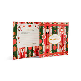 Maxtris - Tavoletta di Cioccolato a latte con Lettera di Babbo Natale - 70g