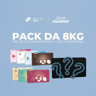 Maxtris Ciocomandorla - Kit da 7Kg + 1Kg OMAGGIO a nostra scelta (Scegli i gusti)