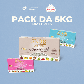 Crispo Confettata Mista 5kg Mix Frutta 9 Gusti Assortiti (SCEGLI IL COLORE)