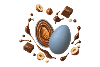 Confetti Maxtris - Ciocomandorla Max Creamy Gianduja Carta da Zucchero - 1kg