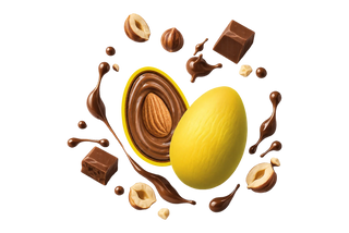 Confetti Maxtris - Ciocomandorla Max Creamy Gianduja Sun Giallo - 1kg