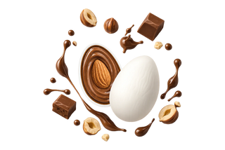 Confetti Maxtris - Ciocomandorla Max Creamy Gianduja Bianco - 1kg