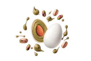 Confetti Maxtris - Ciocomandorla Max Creamy Pistacchio Bianchi - 1kg