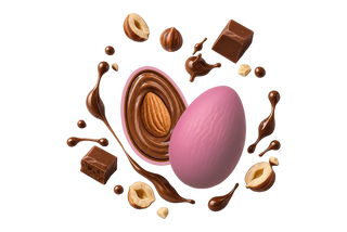 Confetti Maxtris - Ciocomandorla Max Creamy Gianduja Rosa - 1kg