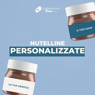Mini Nutelline Personalizzabili con il TUO LOGO (MINIMO 30PZ) (LEGGI DESCRIZIONE)