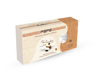 Papa Confetto ai Tre Cioccolati colore bianco 1kg