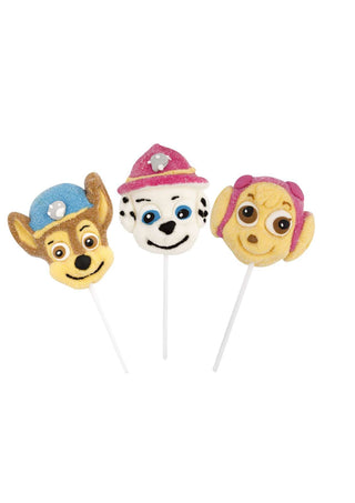 Kit da 3 Lecca Lecca Marshmallow PAW PATROL - 45g