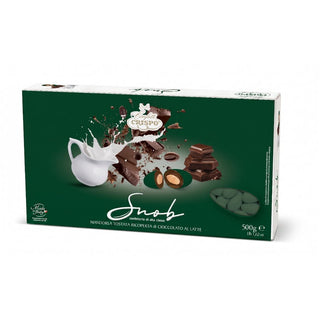 Confetti Crispo - Ciocomandorla Snob Verde Inglese al Cioccolato al Latte - 500g