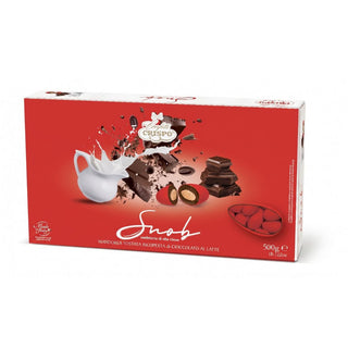 Confetti Crispo - Ciocomandorla Snob Rosso al Cioccolato al Latte - 500g