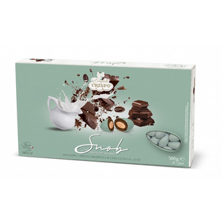 Confetti Crispo - Ciocomandorla Snob Verde Salvia al Cioccolato al Latte - 500g