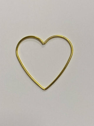 Star - Gold Metal Cuore Anello da 8cm
