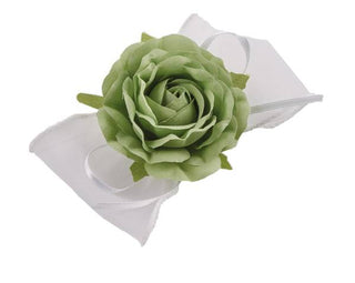 Rosa con Fiocco in Organza (SCEGLI IL COLORE)
