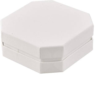 Scatola Degustazione Telata Bianca Ottagonale 13*13*5cm