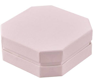 Scatola Degustazione Telata Rosa Ottagonale 13*13*5cm