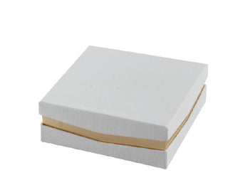 Star - Scatola Degustativa Quadrata Telata Bianca - 13x13x4