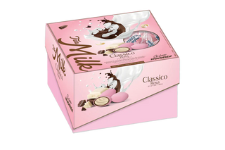 Maxtris Tray Two Milk Classic Pink 500gr wrapped