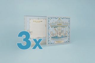 Maxtris - Tavoletta Cioccolato al Latte Baby Celeste 3x