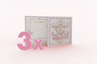 Maxtris - Tavoletta Cioccolato al Latte Baby Rosa 3x