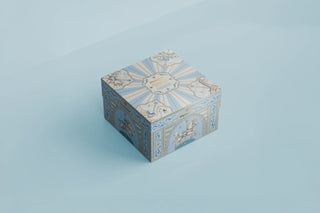 Maxtris - Vassoio Ciocomandorla incartato singolarmente Dolce Arrivo Baby Celeste  - 500g