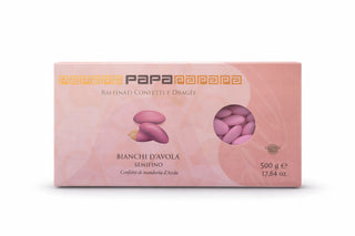 Confetti Papa - Classica Mandorla Semifino Rosa - 500g