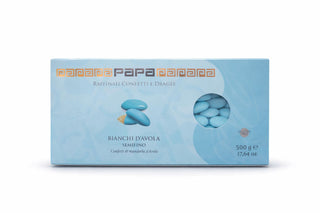 Confetti Papa - Classica Mandorla Semifino Azzurro - 500g
