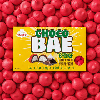 Confetti Crispo ChocoBae Rosso - Meringa ricoperta di Cioccolato al latte Confettata - 400g (DISPONIBILE DAL 28 AGOSTO)