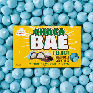 Confetti Crispo ChocoBae Azzurra - Meringa ricoperta di Cioccolato al latte Confettata - 400g (DISPONIBILE DAL 28 AGOSTO)