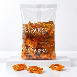Cioccolato LaSuissa - Tartufini con Nocciole all'aroma di Tiramisù Incartati Singolarmente Senza Glutine - 1kg