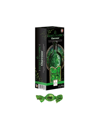 Abtey - Secret D'alambic verde Praline di cioccolato fondente al gusto Chartreuse - 220g