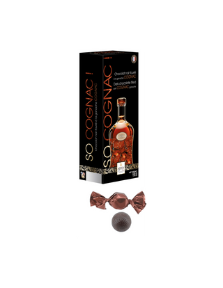 Abtey - Secret D'elixir Rose Gold Praline di cioccolato fondente con ripieno al cognac - 220g
