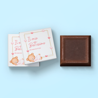 Cioccolatini di cortesia per il tuo evento! 3x3 cm (MINIMO 30PZ)
