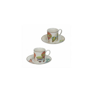 Brandani - Set 2 Tazzine Espresso Le Mongolfiere