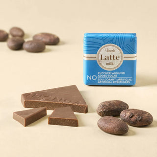 Cioccolato Venchi - Cioccolatino Granblend Latte NO ZUCCHERI AGGIUNTI Senza Glutine - 6g