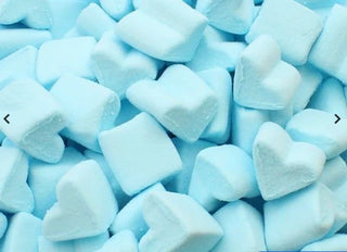 Haribo Chamallows Azzurri a Forma di Cuore 1Kg