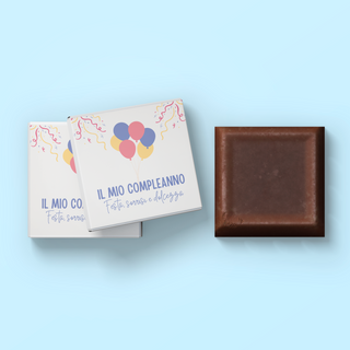 Cioccolatini di cortesia per il tuo evento! 3x3 cm (MINIMO 30PZ)