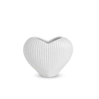 Likò - Vaso Eros Heart White Shine - 13*8*H 10.5