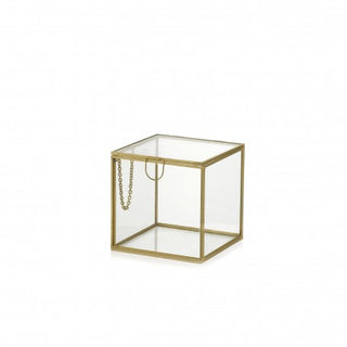 Terrarium Cube Ampoule 12.5x12.5x12.5 Gold