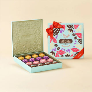 Cioccolato Venchi - Cofanetto in Latta con Cioccolatini Dolci Italiani Assortiti Senza Glutine - 260g