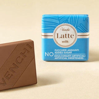 Cioccolato Venchi - Cioccolatino Granblend Latte NO ZUCCHERI AGGIUNTI Senza Glutine - 6g
