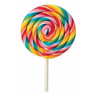Multicolor Spiral Lollipop 40 gr